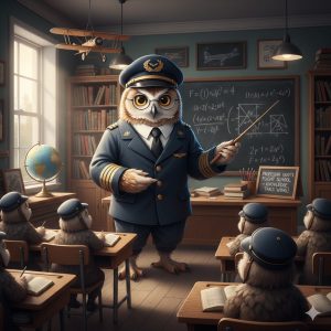 AI image of an Owl Trainer